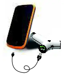 volkano 3-in-1 Car Charger Power Bank and Flashlight - Charge