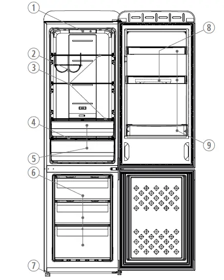 SEVERIN-RGK-8927-Fridge-freezer-combination-01