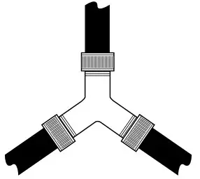 GE Profile 7 4 Cu Ft Gas Dryer - CONNECTING INLET HOSES 1
