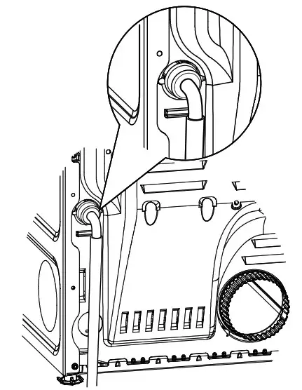 GE Profile 7 4 Cu Ft Gas Dryer - CONNECTING INLET HOSES 2
