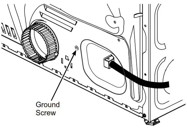 GE Profile 7 4 Cu Ft Gas Dryer - ELECTRICAL CONNECTION 2