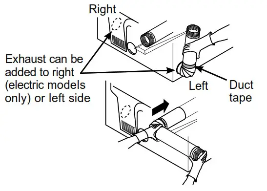GE Profile 7 4 Cu Ft Gas Dryer - EXHAUSTING THE DRYER 18