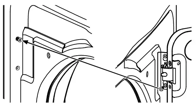 GE Profile 7 4 Cu Ft Gas Dryer - REVERSING THE DOOR 14