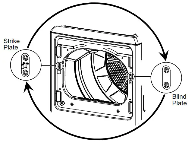 GE Profile 7 4 Cu Ft Gas Dryer - REVERSING THE DOOR 17
