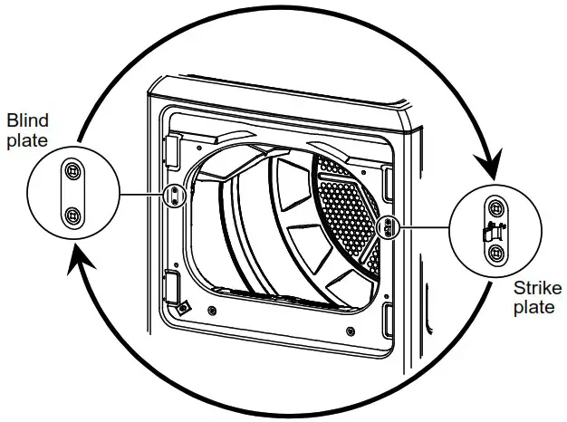 GE Profile 7 4 Cu Ft Gas Dryer - REVERSING THE DOOR 5