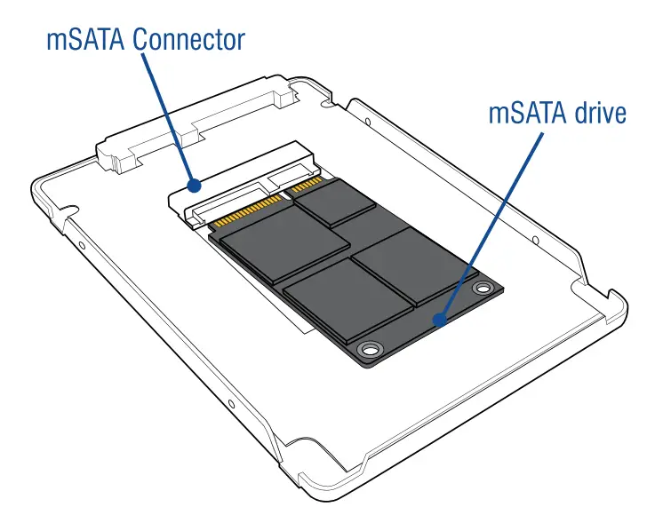 Sabrent EC-MSSA-mSATA-to-2-5-SATA-III-Aluminum-Enclosure-FIG-1