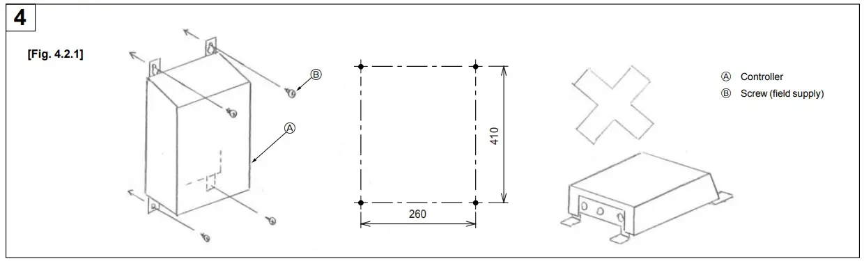 Installing the controller