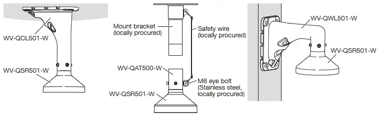 i-PRO WV-QSR501-W Shroud Mount Bracket-1