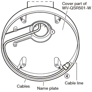 i-PRO WV-QSR501-W Shroud Mount Bracket-3