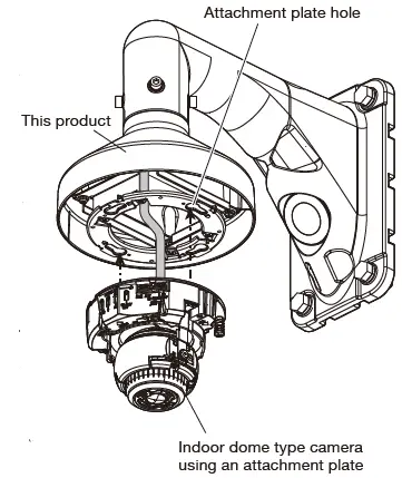 i-PRO WV-QSR501-W Shroud Mount Bracket-5
