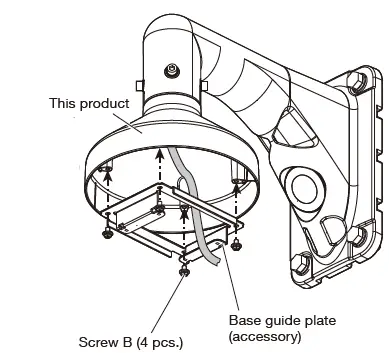 i-PRO WV-QSR501-W Shroud Mount Bracket-9
