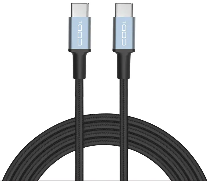 CODi A01069 6 Feet USB C to USB C Charge and Sync Cable