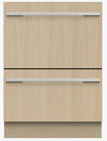 FISHER PAYKEL DD60DI9 Integrated Double DishDrawer Dishwasher