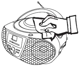 GPX BCD1806 Boombox with CD Player and AMFM Tuner (21)