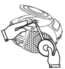 GPX BCD1806 Boombox with CD Player and AMFM Tuner (26)