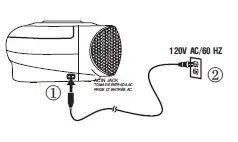 GPX BCD1806 Boombox with CD Player and AMFM Tuner (3)