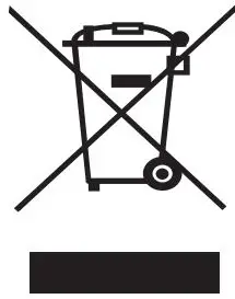 TESLA HV6410TB Ceramic Hob User Manual - Disposal icon