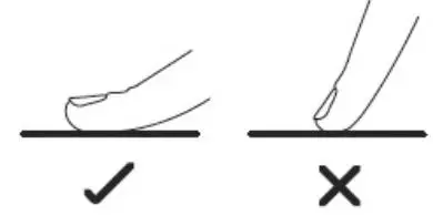 TESLA HV6410TB Ceramic Hob User Manual - Using the Touch Controls