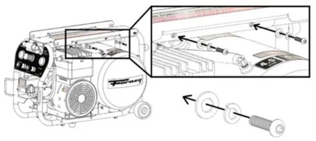 Forney Mounting Bracket Air Compressor - AIR COMPRESSOR 2