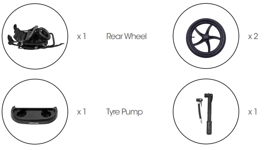 childcare 013530-002 Mooc Jogger Stroller - fig 1