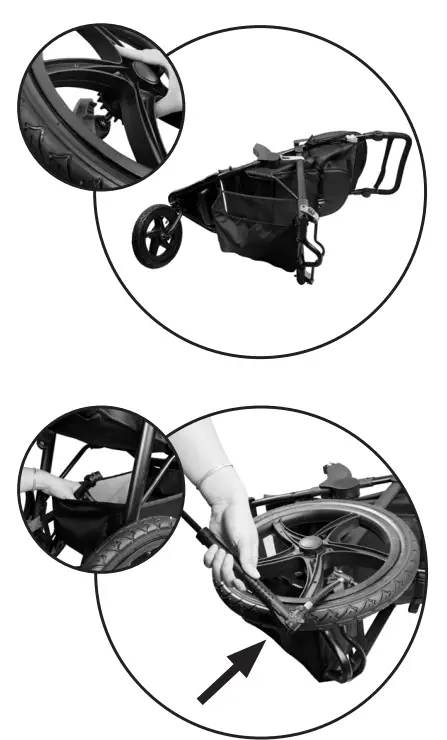 childcare 013530-002 Mooc Jogger Stroller - fig 4