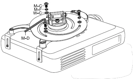 velleman-WB020-ProjeCtor-Ceiling-Mount-12