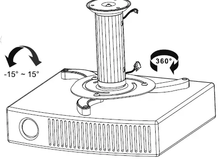 velleman-WB020-ProjeCtor-Ceiling-Mount-17