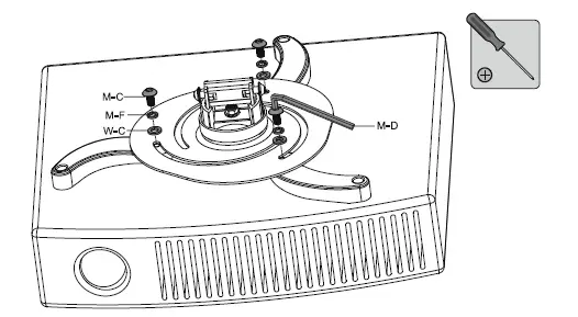 velleman-WB020-ProjeCtor-Ceiling-Mount-8