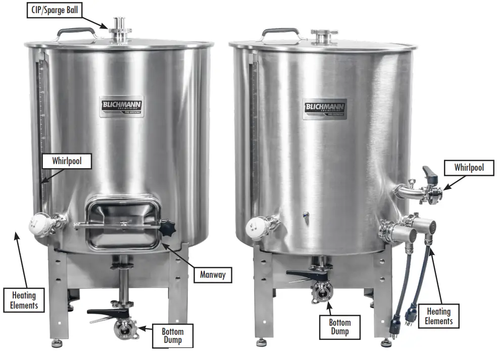 BLICHMANN 2 BBL Single Walled Brewhouse - FITTINGS INSTALLATION 2