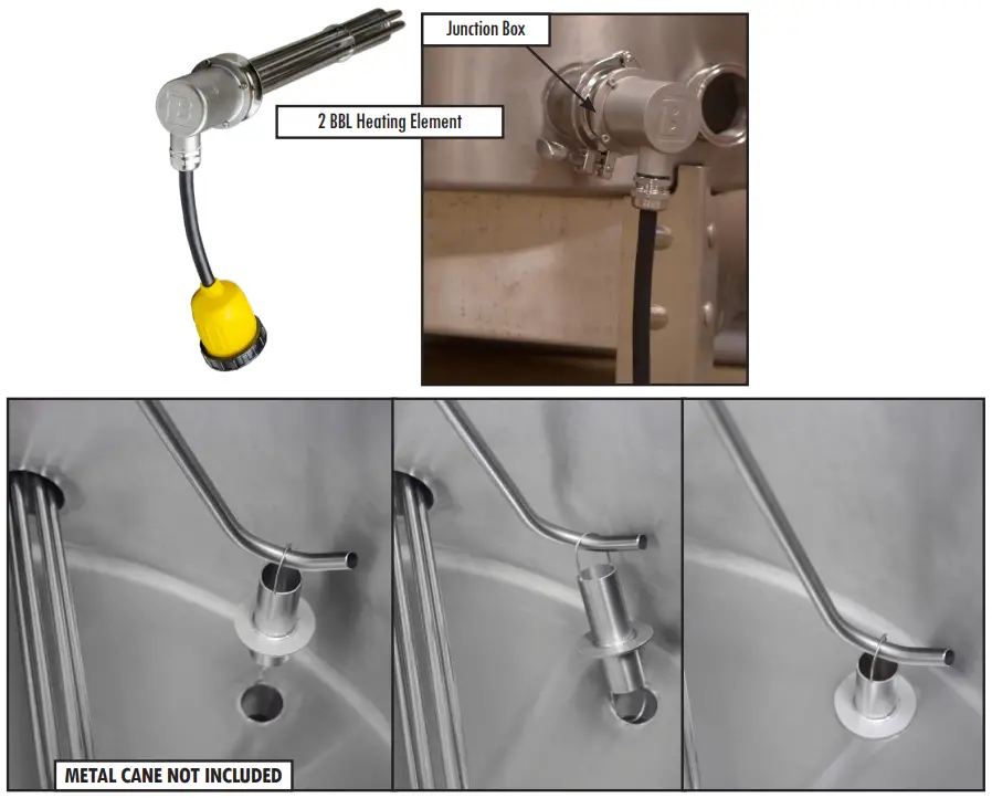 BLICHMANN 2 BBL Single Walled Brewhouse - FITTINGS INSTALLATION 4
