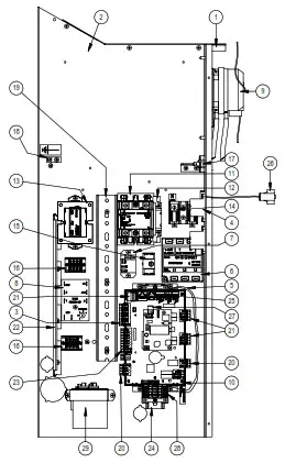 Bard Multi-Tec Wall Mount Air Conditioner - CONTROL PANEL