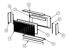 Bard Multi-Tec Wall Mount Air Conditioner -FREECOOLING AIR HOOD