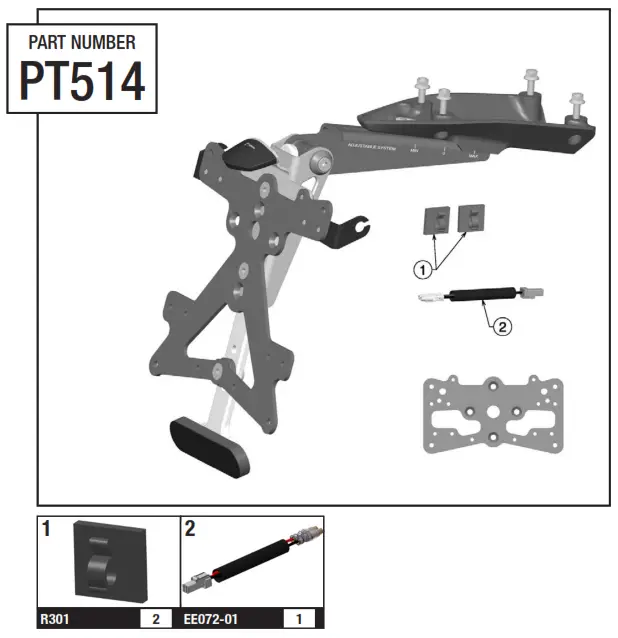 rizoma PT514 License Plate Support Ducati fig