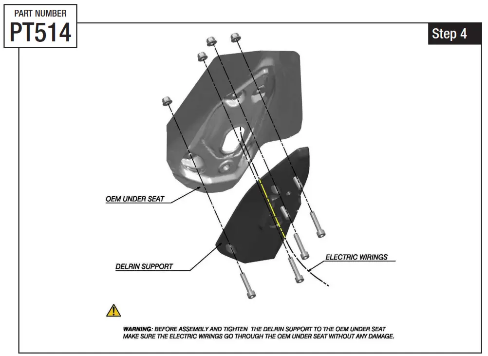 rizoma PT514 License Plate Support Ducati step3