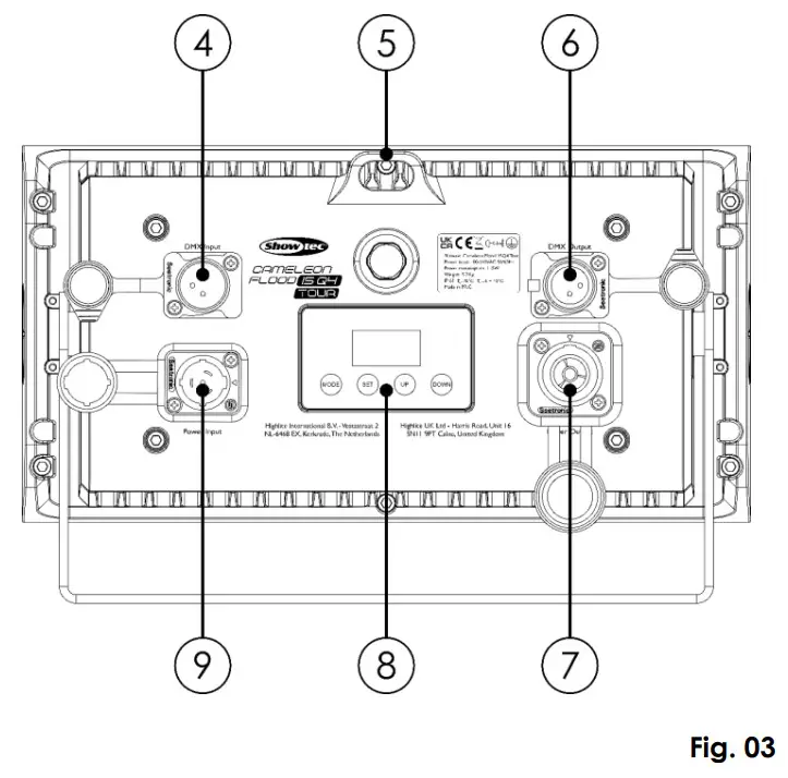 Showtec Cameleon Flood 15 Q4 Tour - fig 3
