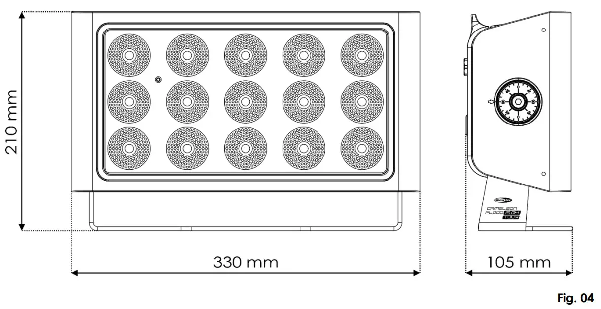 Showtec Cameleon Flood 15 Q4 Tour - fig 4