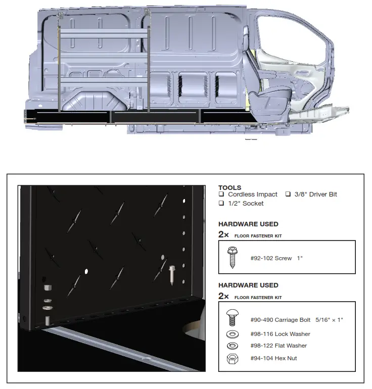 RANGER N4 RS84 3 Shelving - center 4