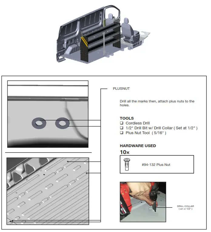 RANGER N4 RS84 3 Shelving - critical