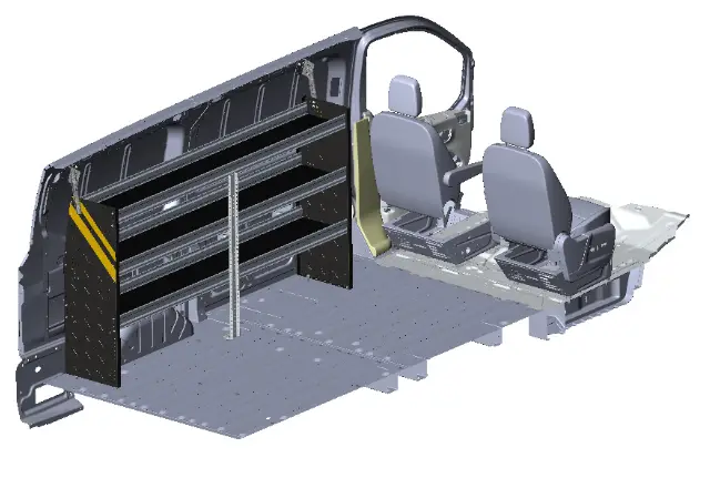 RANGER N4 RS84 3 Shelving - installed