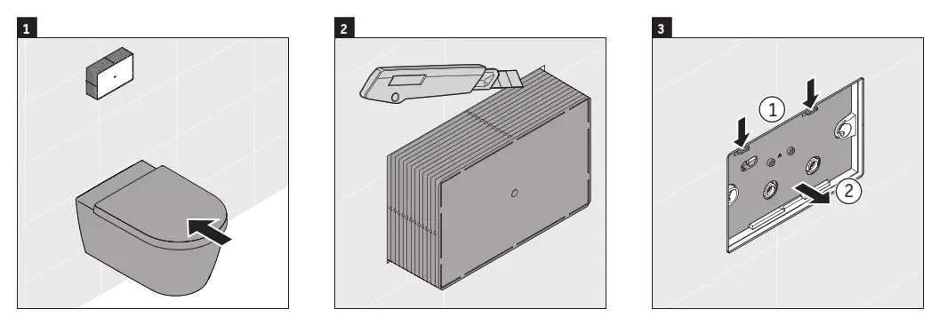 DURAVIT WD5008 011 090 Actuator Plate - fig 5