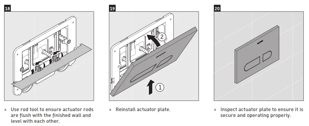DURAVIT WD5008 011 090 Actuator Plate - fig9