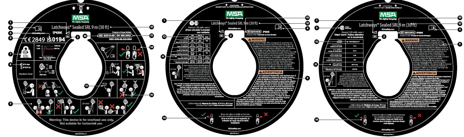 MSA 360 2002 Latchways Sealed Self-Retracting Lifeline 02