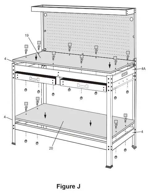 WORKPRO Multi purpose Workbench with - 27