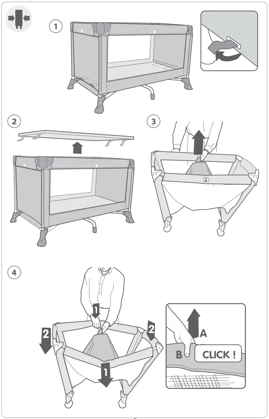 bebeconfort BBC2114 Soft Dreams Baby Travel Cot - Figure 2