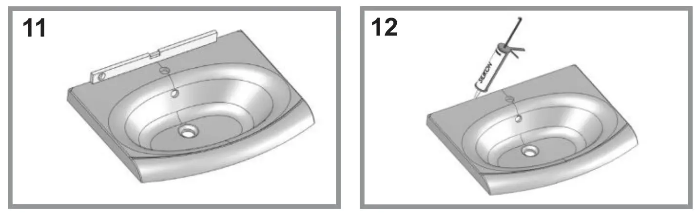 RAVAK Umyvadlo Evolution Washbasin - Figure 11,12