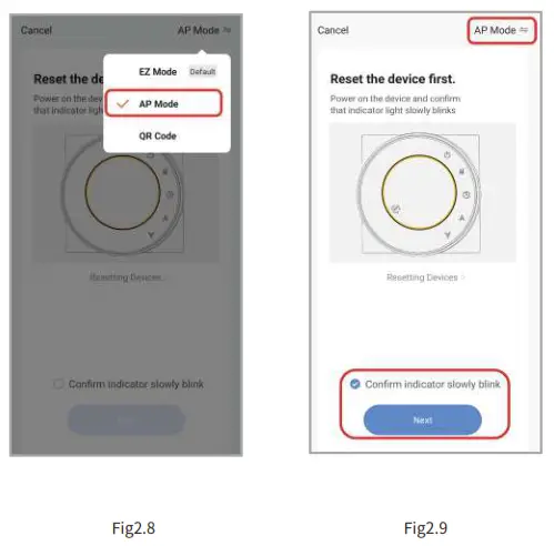 beca BAC-2000-ML Modulating Touch Button Thermostats - Fig2.9