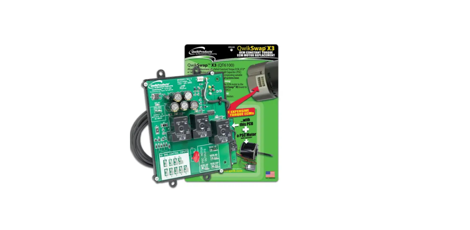 Qwikproducts X3 Constant Torque Ecm Blower Motors With A Permanent Split Capacitor Instruction Manual Qwikproducts X3 Constant Torque Ecm Blower Motors With A Permanent Split Capacitor Instruction Manual