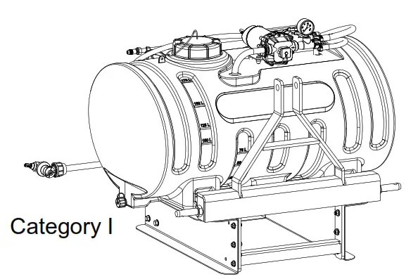 FIMCO INDUSTRIES 3PT-45-12V-BL 3 Point Sprayer with Boomless Boom - Fig1