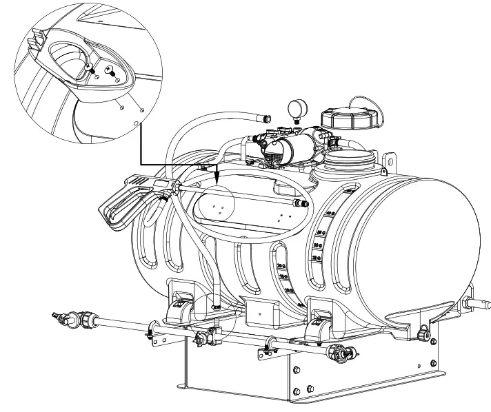 FIMCO INDUSTRIES 3PT-45-12V-BL 3 Point Sprayer with Boomless Boom - Fig15