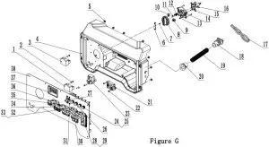 CONTROL PANEL PART DIAGRAM